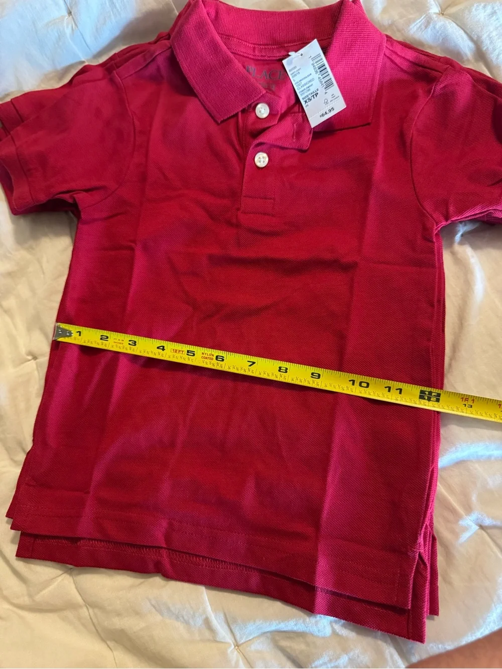 NWT The Children's Place Lot of 5 Boys XS Red Polo Shirts